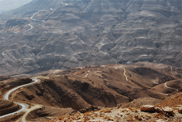 Roads in the mountains, Jordan
